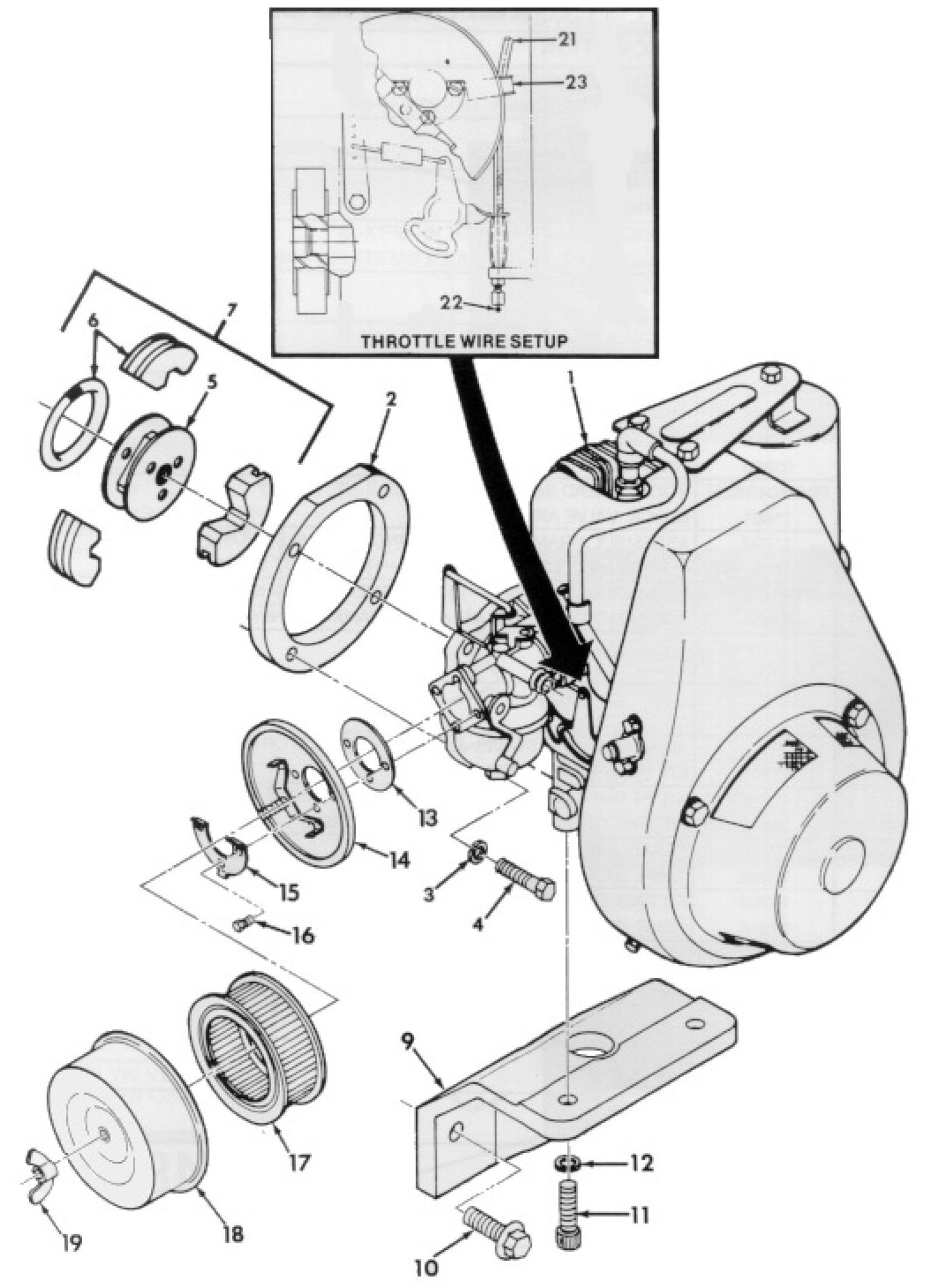 270 Robin Engine Assembly Parts By MBW