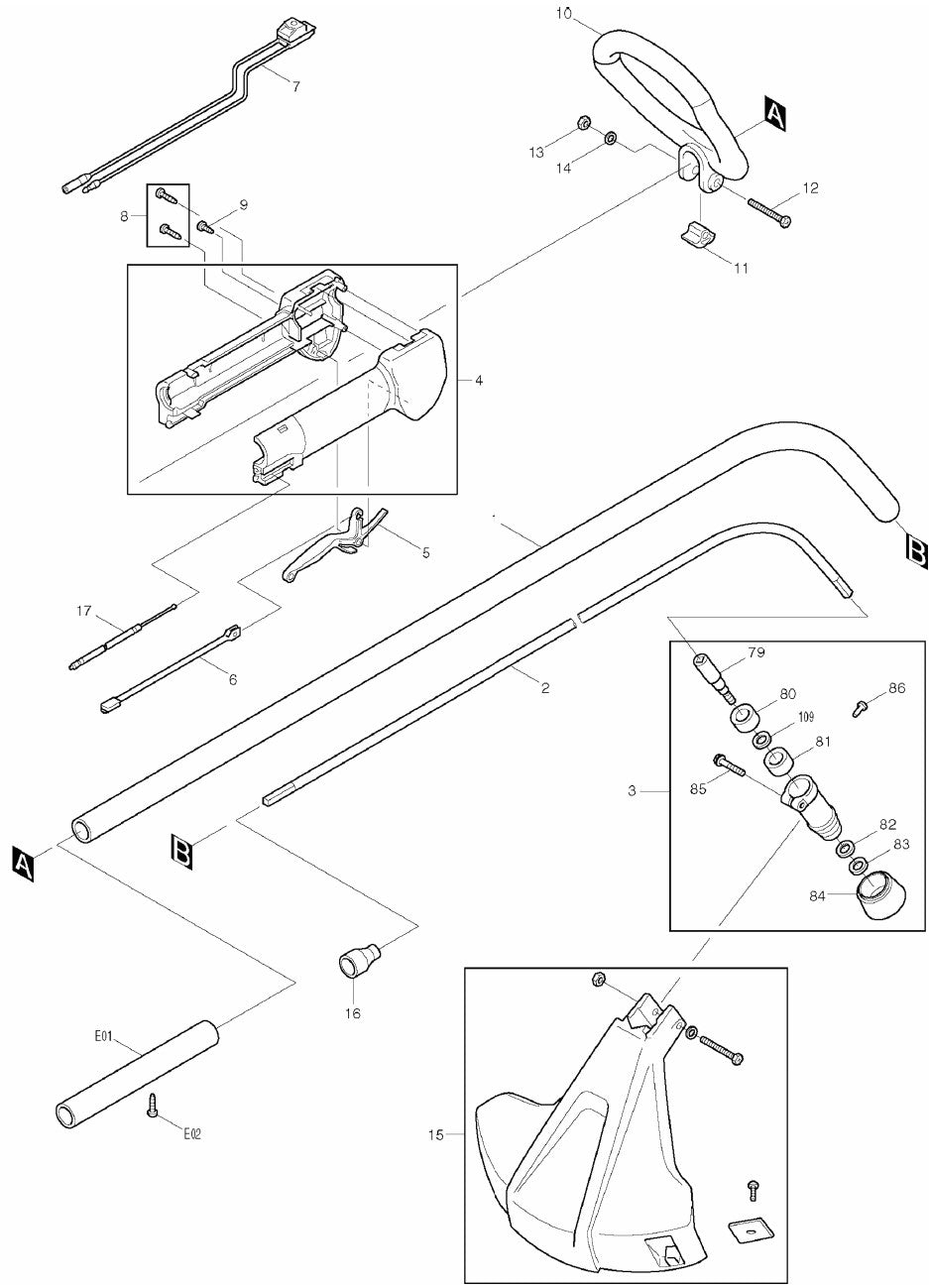 RST250 String Trimmer Assembly Part 1 by Makita