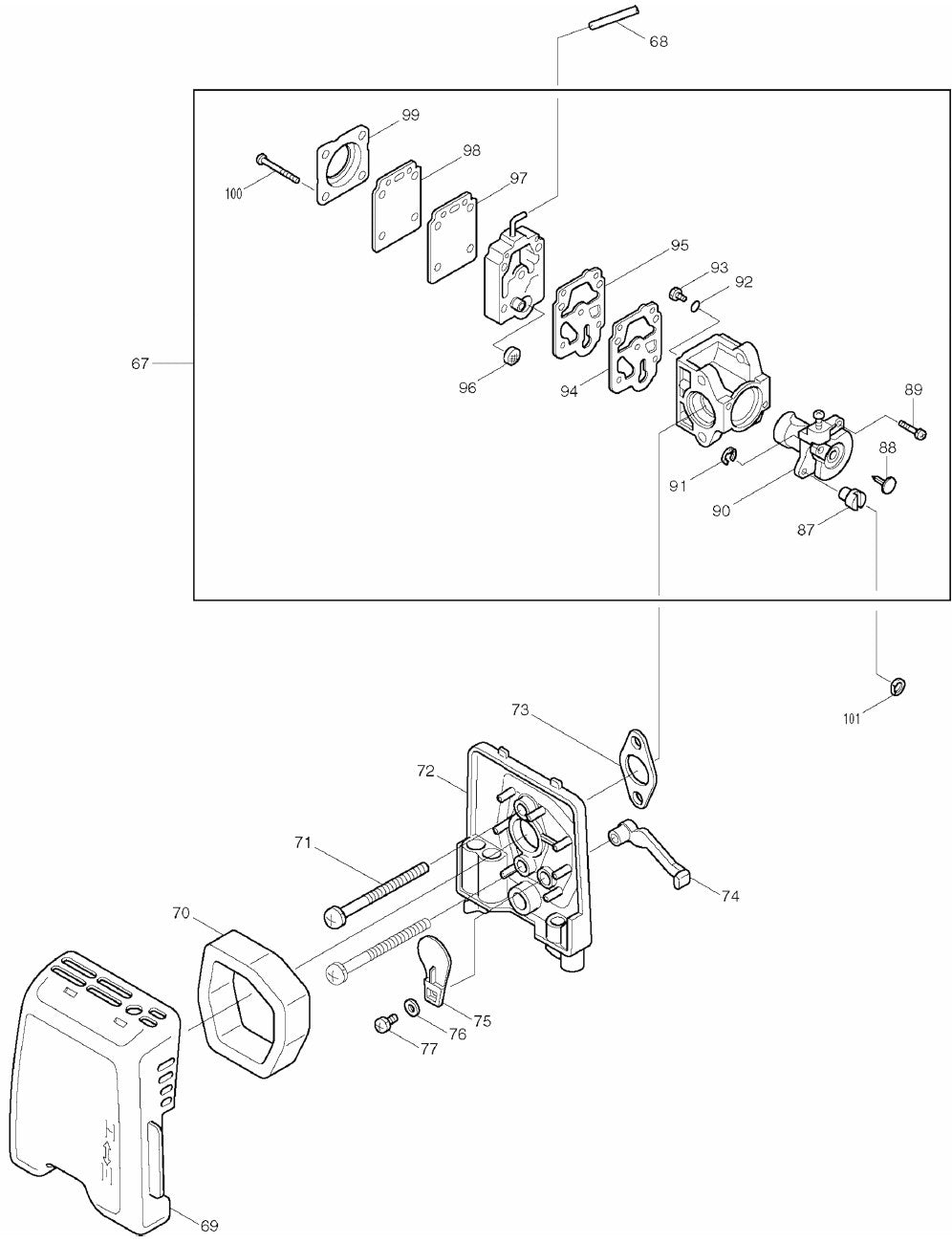 RST250 String Trimmer Assembly Part 3 by Makita