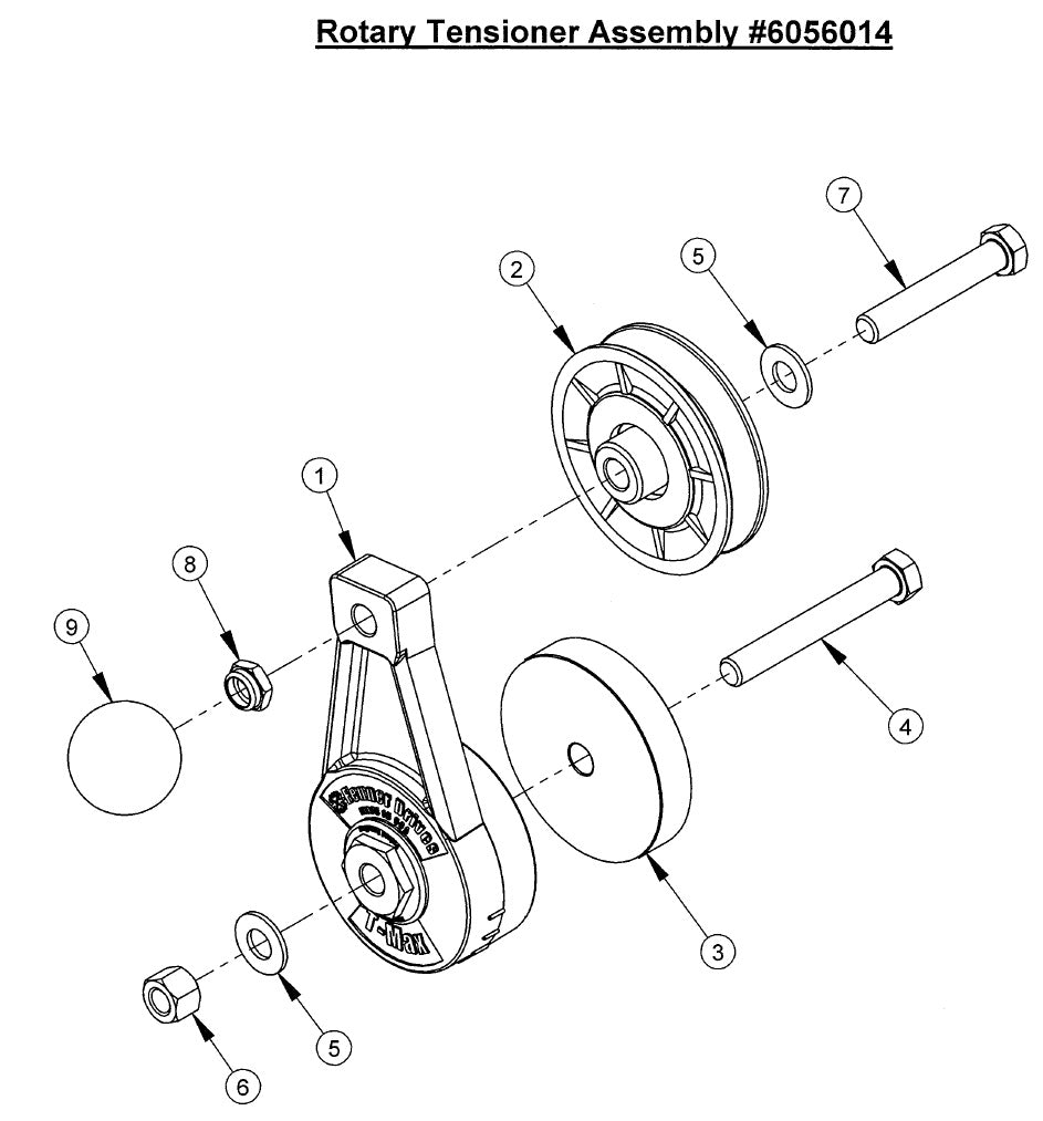 CC5555GK Rotary Tensioner Assembly