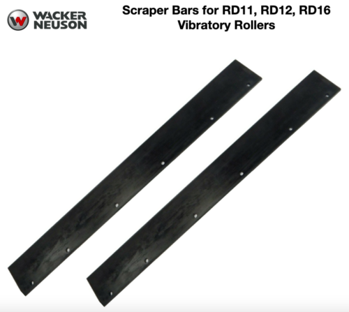 5000183039 Scraper Bar Set of 2 For Vibratory Roller RD11A RD12 RD16 by Wacker Neuson 0183039 0080767