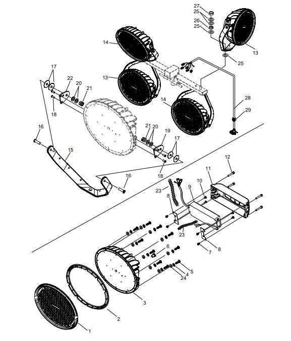 Lighting Unit Assembly Parts-GBBAT3S4M