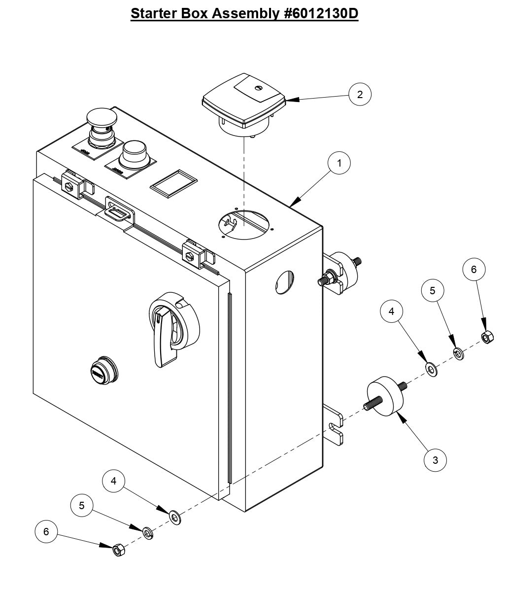 CC6540E Starter Box Assembly