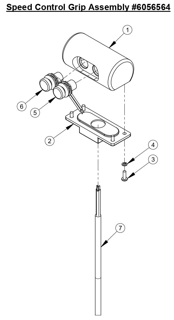 CC5555GK Speed Control Grip Assembly