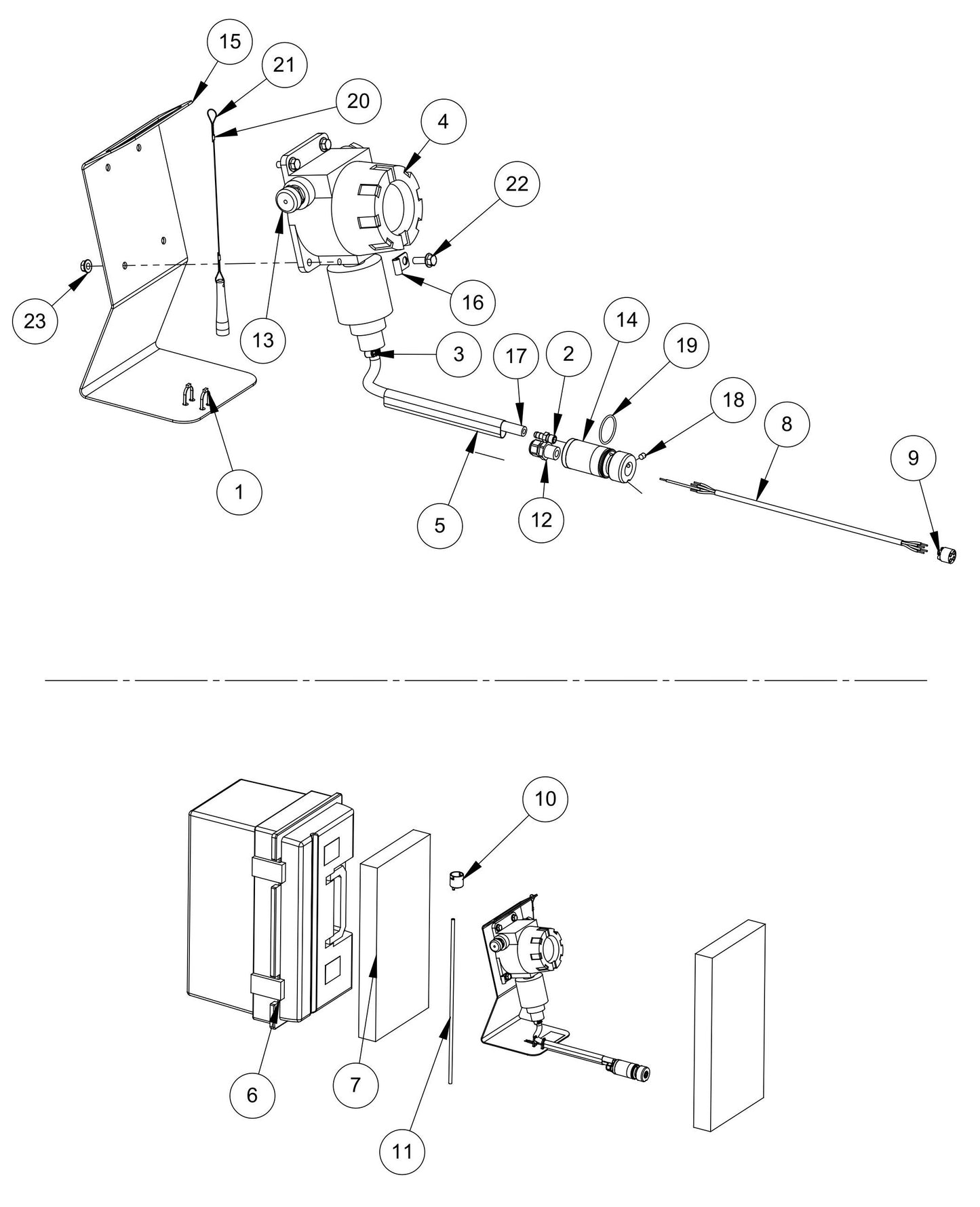 VEU Sensor Stand Assembly Parts By MBW