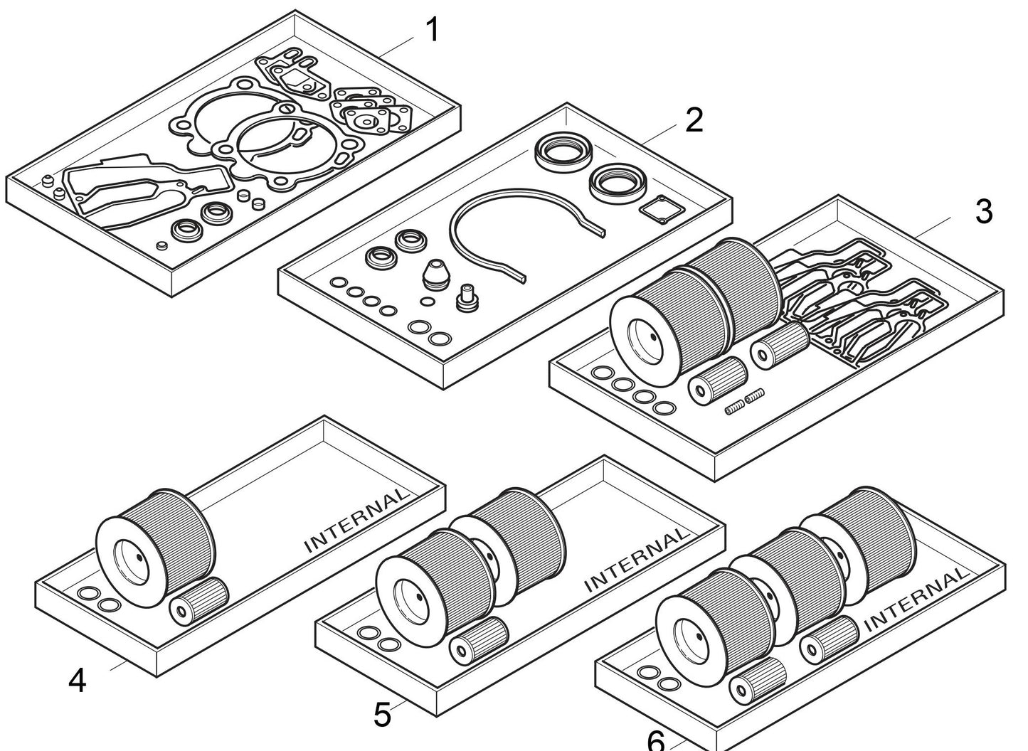 MVH308DZ HATZ 1B30 Engine Spare Part Kit Assembly Parts