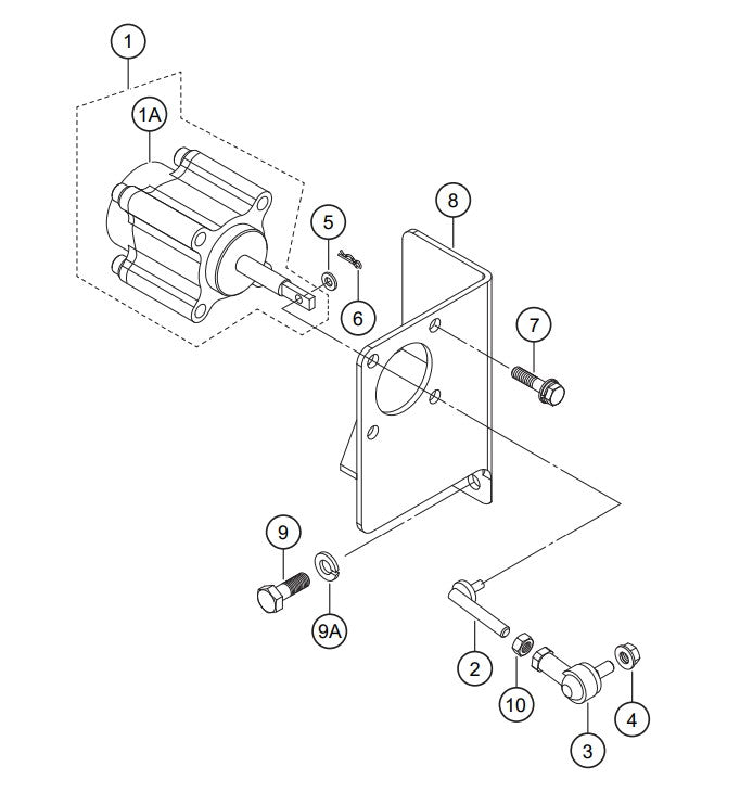 Speed Regulator Assembly Parts-DIS100SSK4F KUBOTA D1005-E4B DIESEL ENGINE