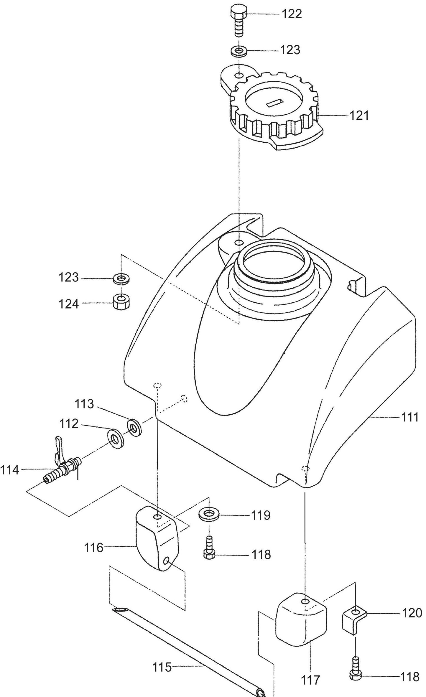MVC88VGH/VGHW Sprinkler Assemble Parts