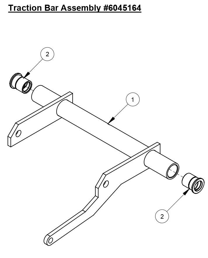 CC4144D Traction Bar Assembly