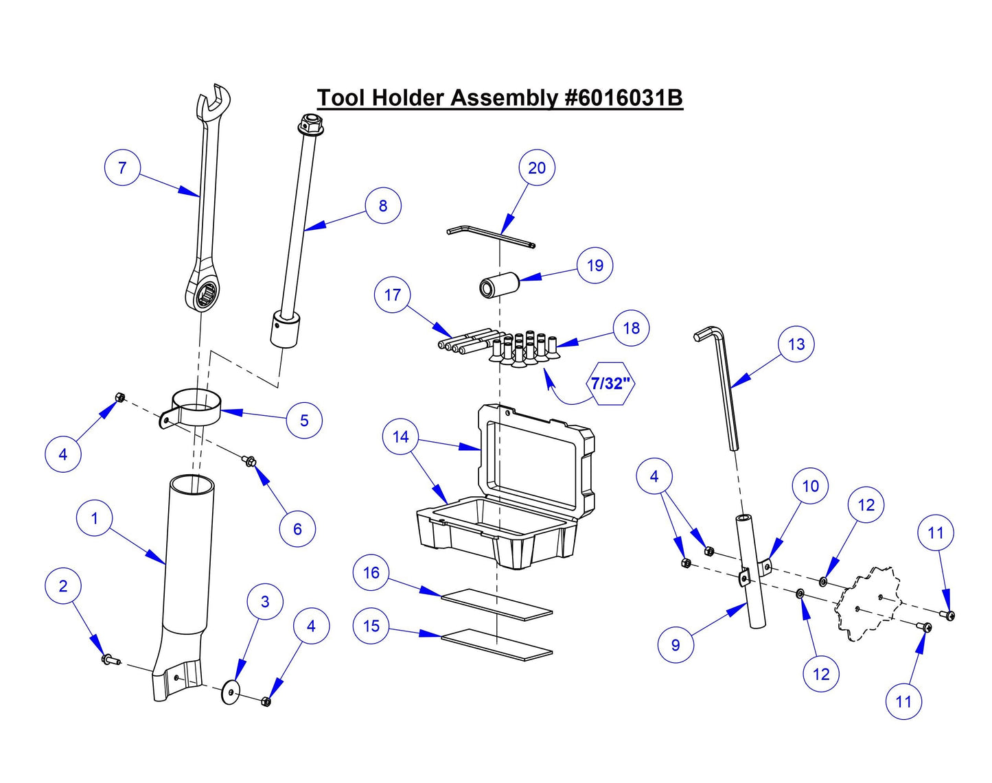 CC9074DK Tool Holder Assembly