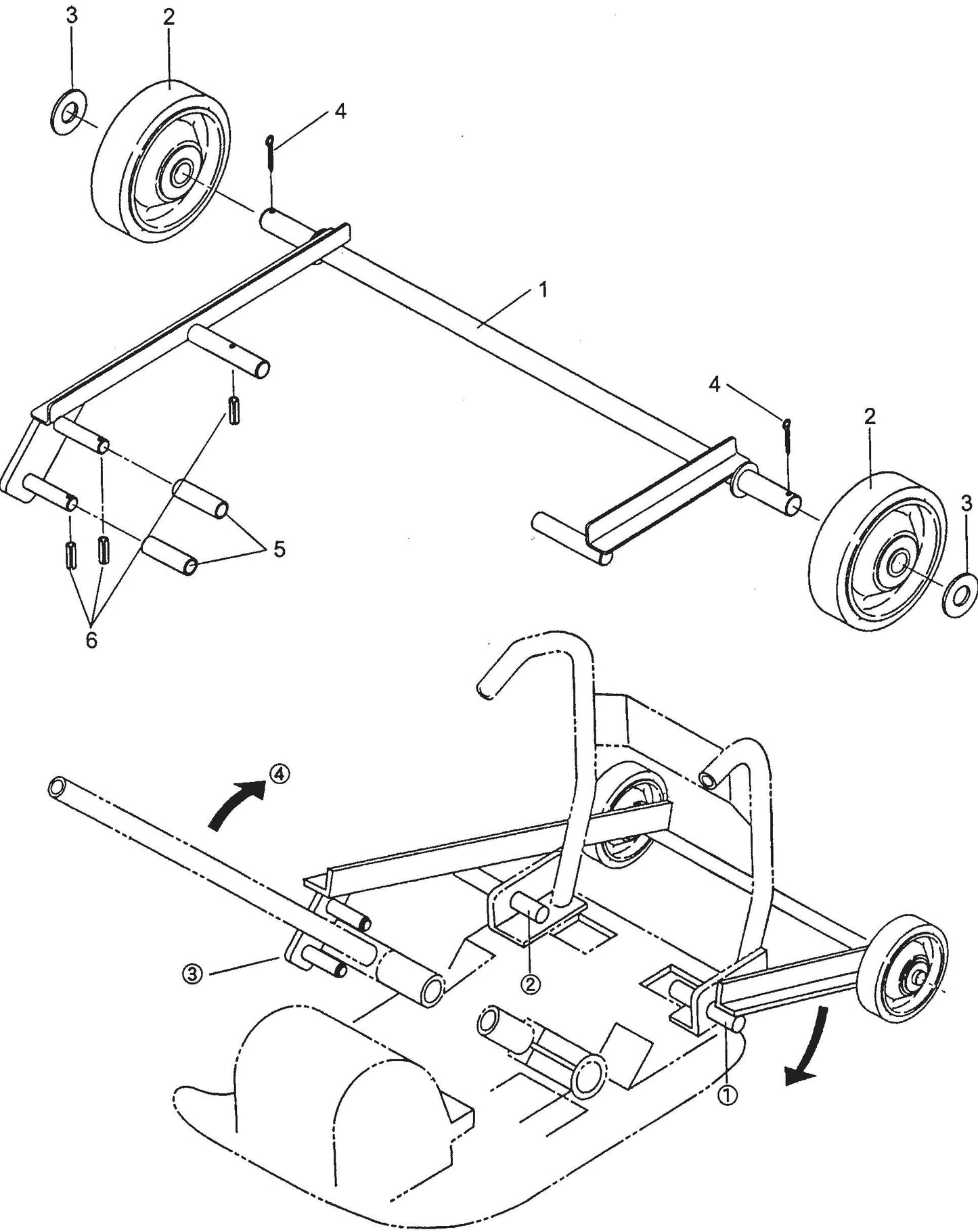 MVC88VGH/VGHW Transport Wheel Assemble Parts