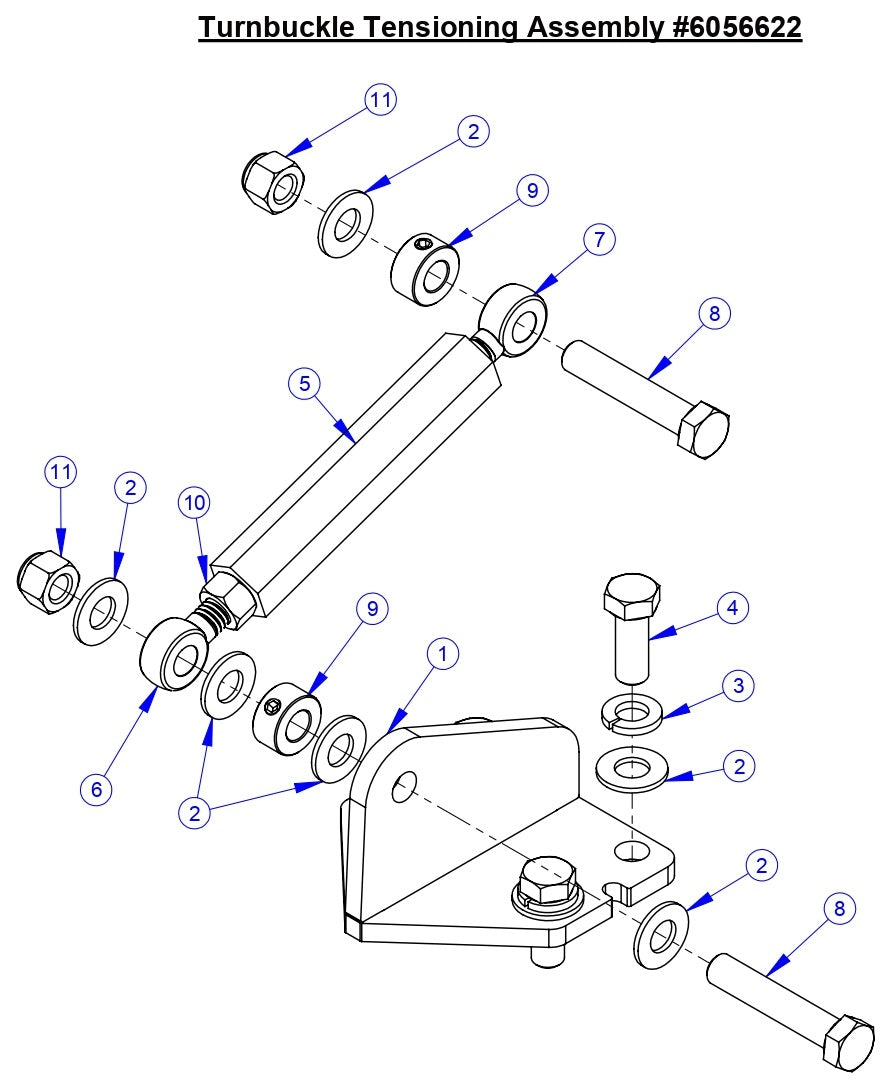 CC5555GK Turnbuckle Tensioning Assembly