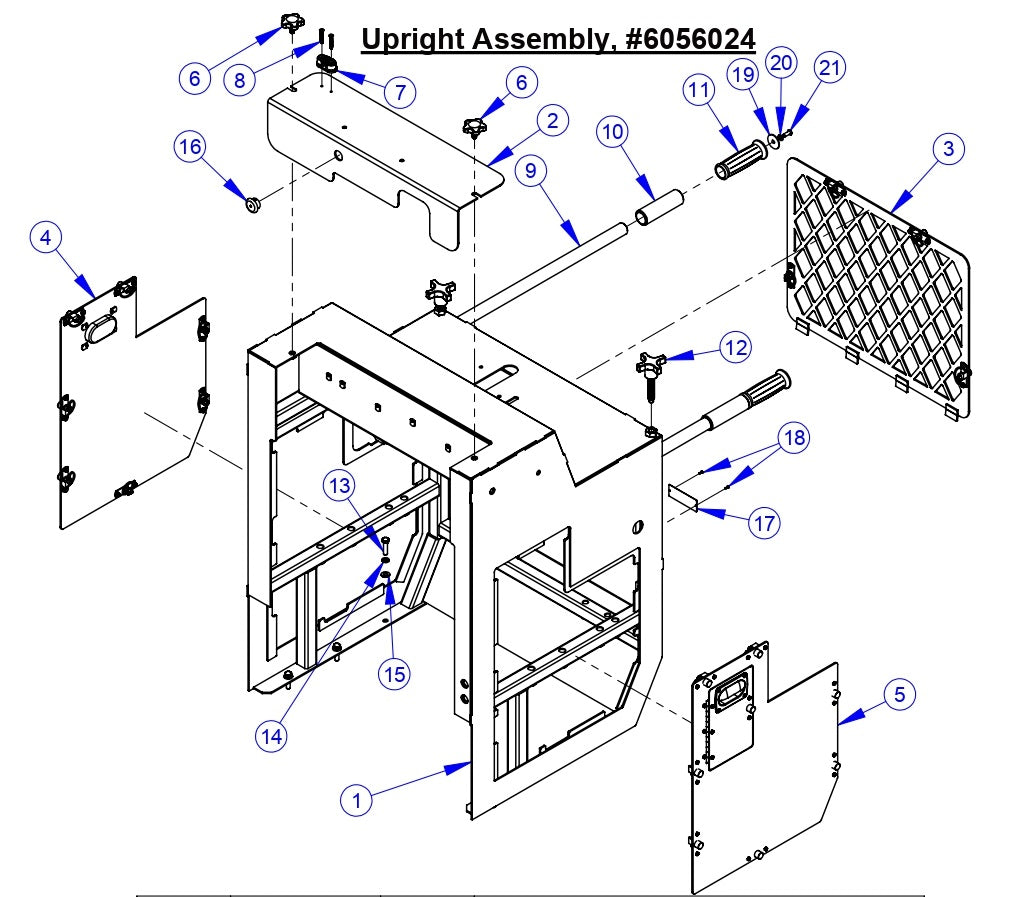 CC5555GK Upright Assembly