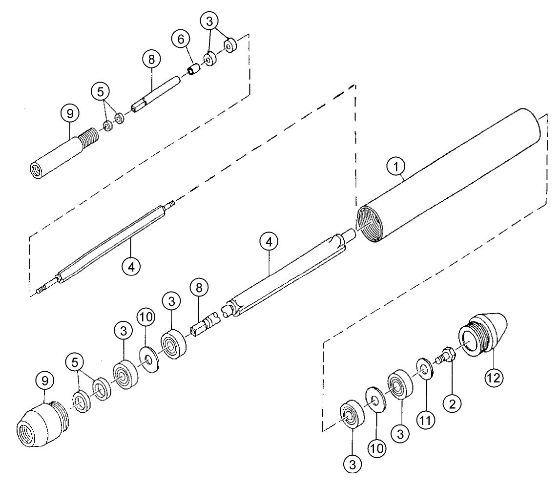 SV- Series — Vibrator Head Assembly Parts By Multiquip