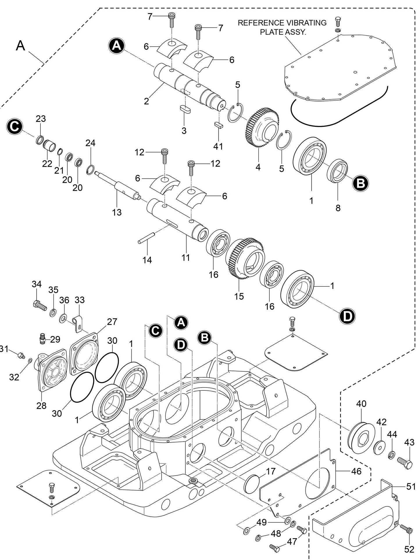 MVH408DZ Vibrator Assembly Parts