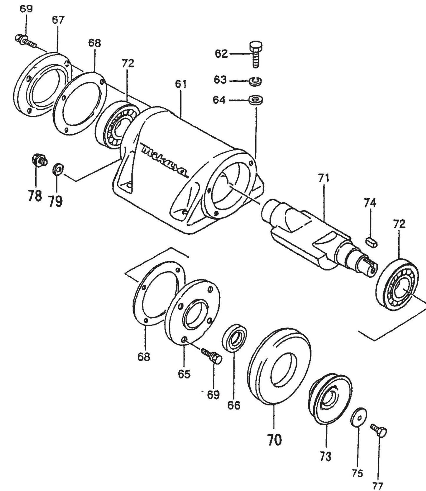MVC80VH/VHW Vibrator Assembly Parts
