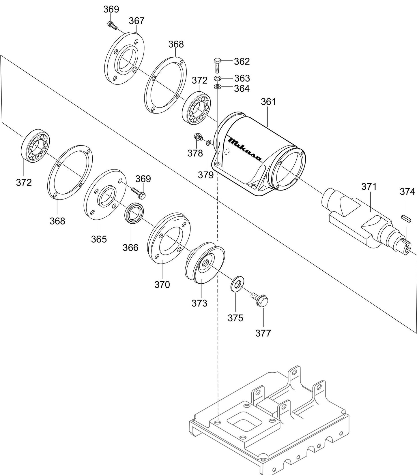 MVB85H Vibrator Assembly Parts