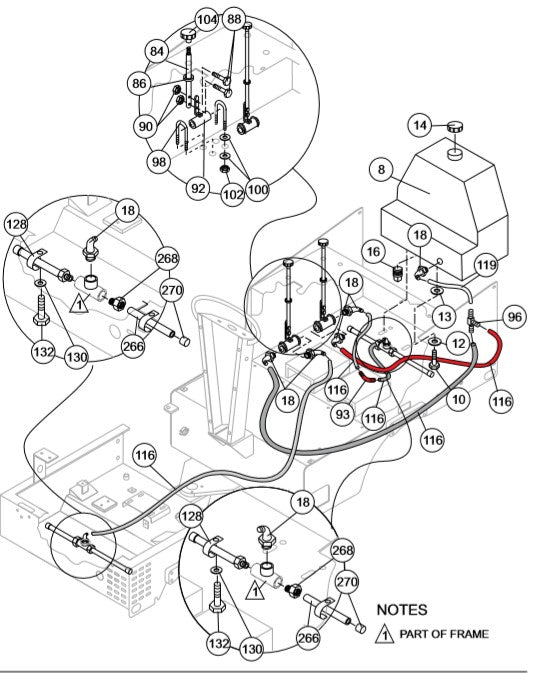 AR13HA Water Tank Assy. Parts By Multiquip