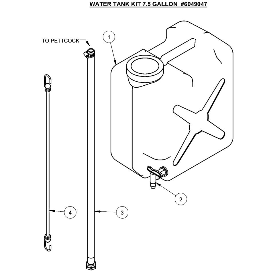 CC1200XL Water Tank Kit 7.5 Gallon