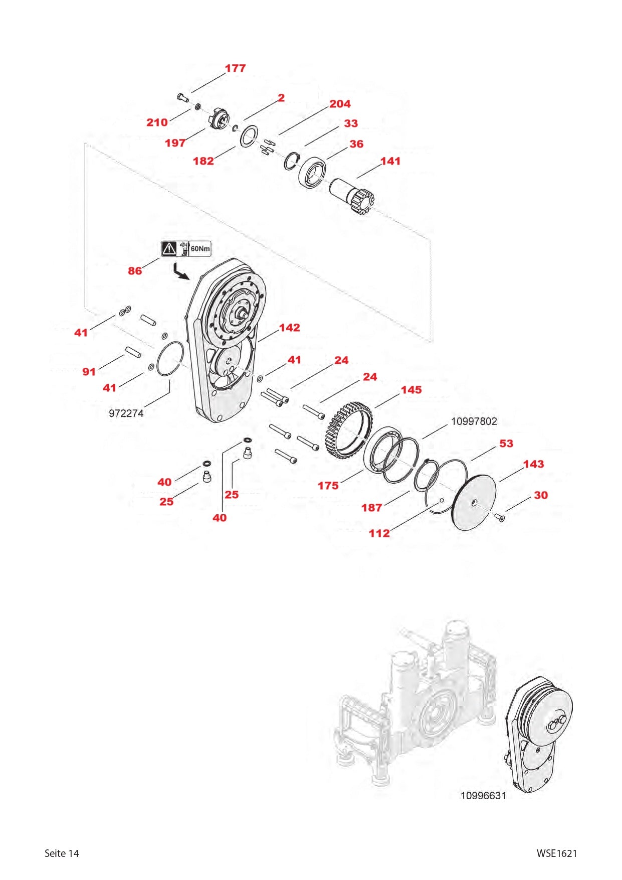 WSE1621 Assembly-5 Parts