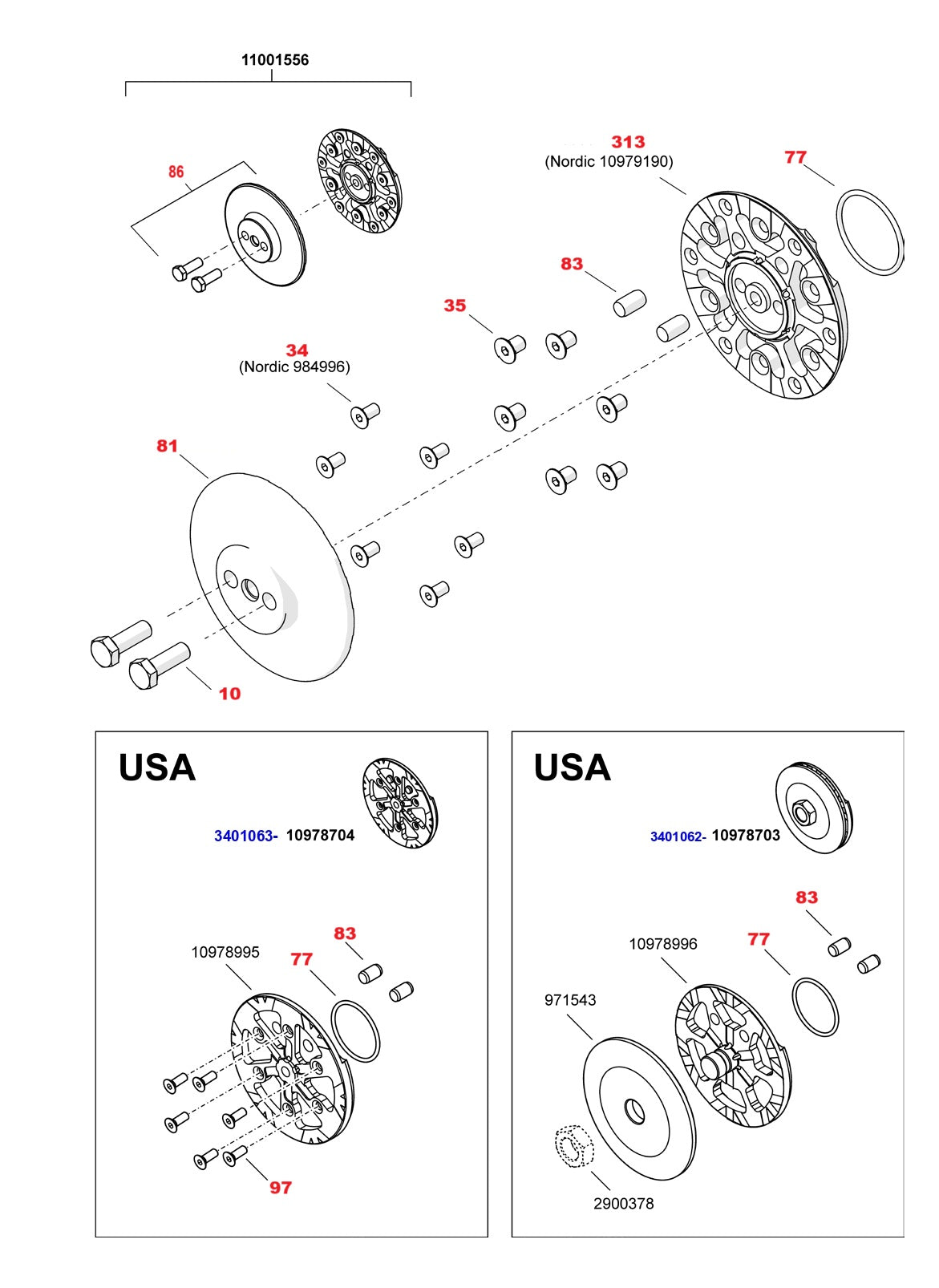 WSE2226 High-Cycle Wall Saw Assembly-2 Parts