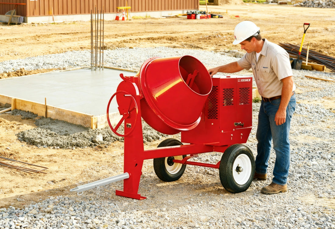 DanseUSA concrete mixer parts and accessories for fast delivery to U.S. contractors.