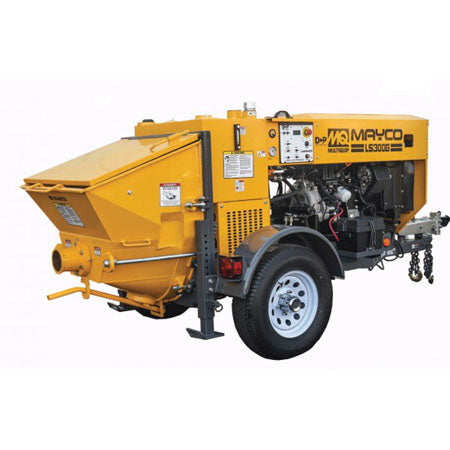 ST-70 Mayco Structural Concrete Pump Parts with Hatz Diesel Engine by Multiquip