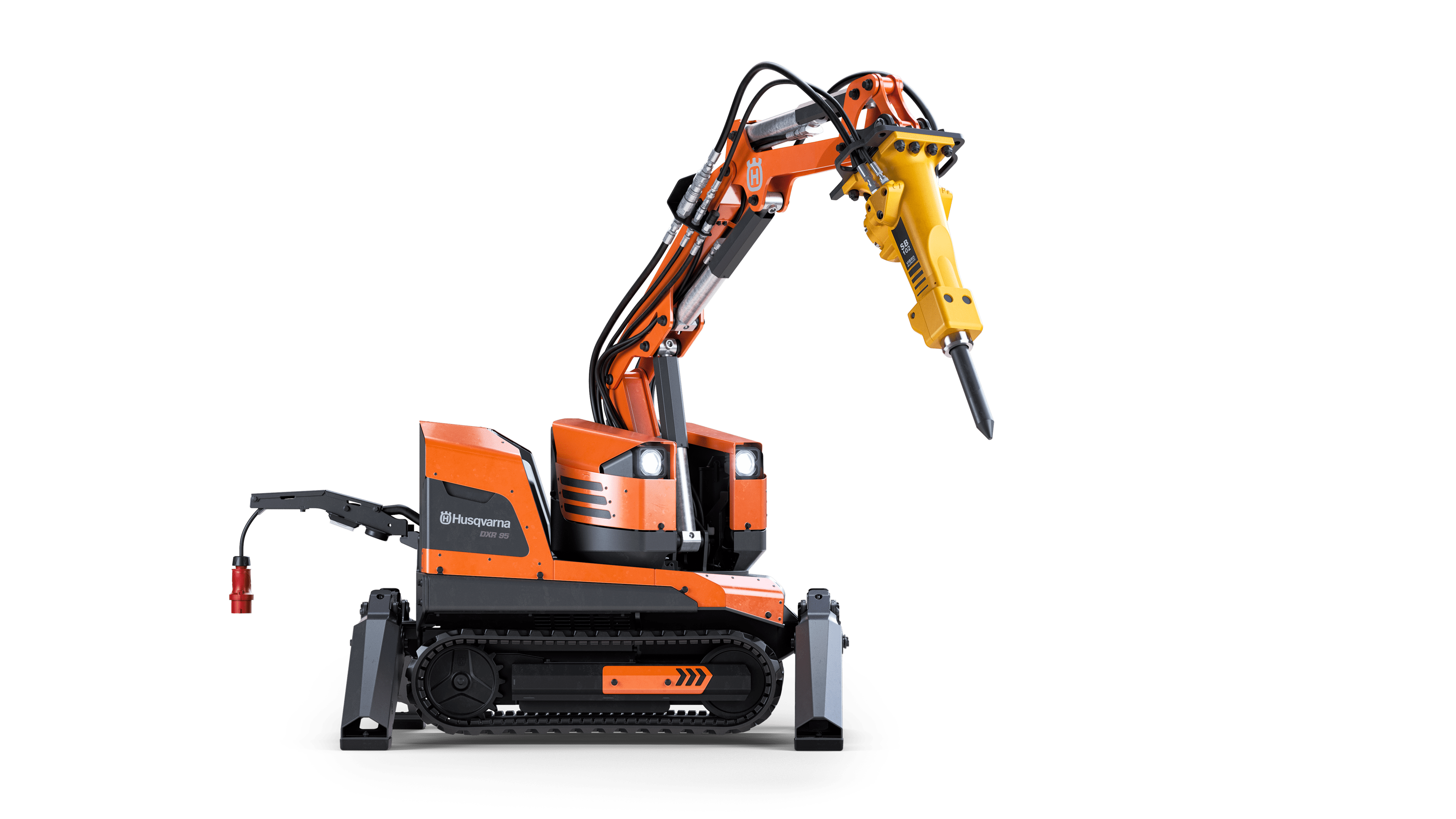 DXR 95 Demolition Robot Parts by Husqvarna
