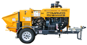 LS300GK Concrete Pump Parts with Kubota WG3800-G-E3 Gasoline Engine by Multiquip
