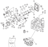 Multiquip QP-201TE QP201TE Trash Pump Parts