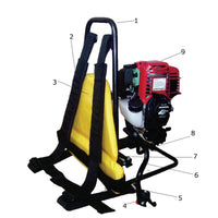 BP-35 Backpack Concrete Vibrator Parts by Oztec