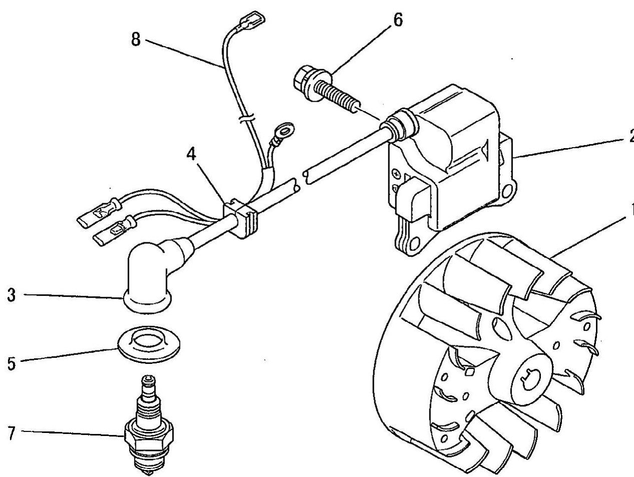 Flywheel, Magneto Assembly Parts For BCM2310 Gas String Trimmer by Makita