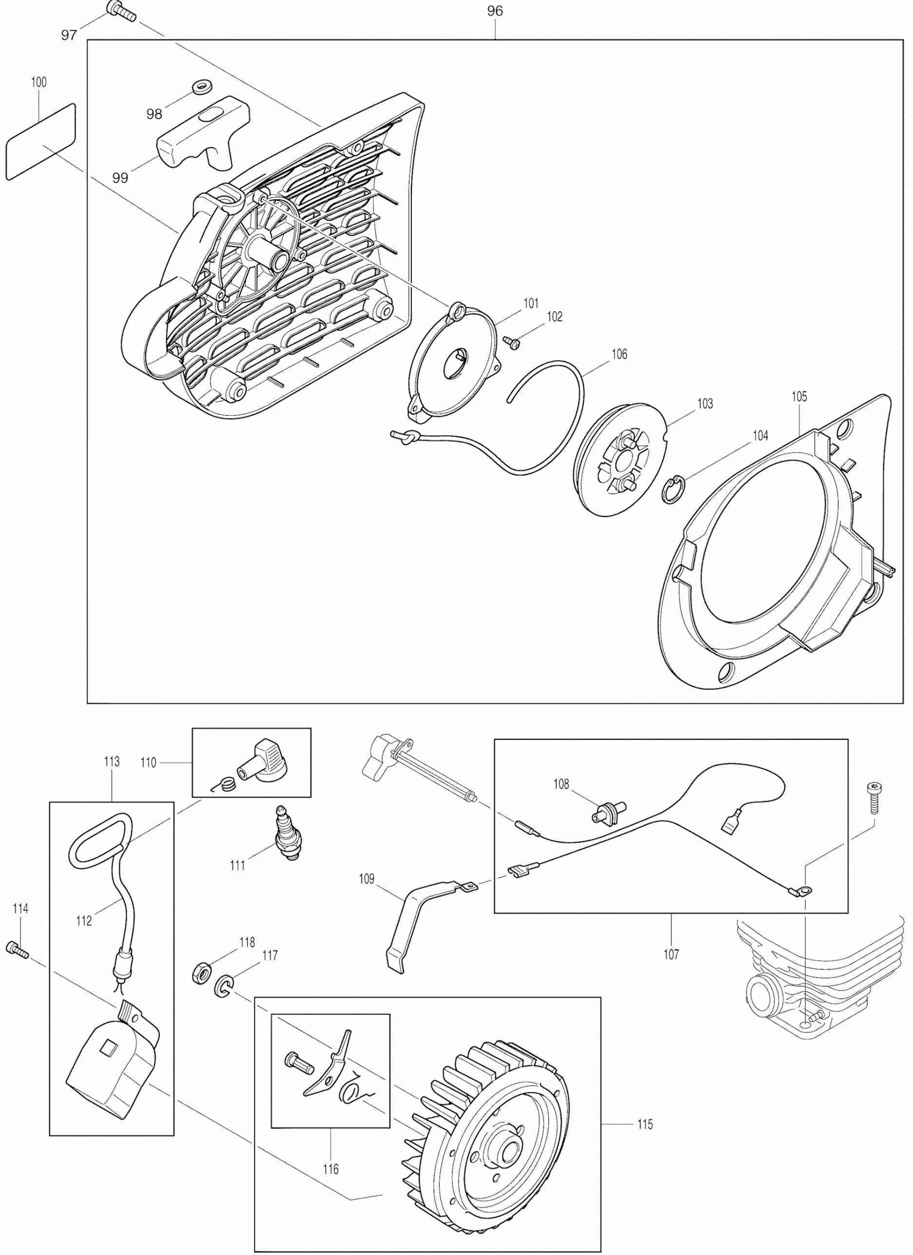 DPC6400 Cutter Assembly part 4 By Makita