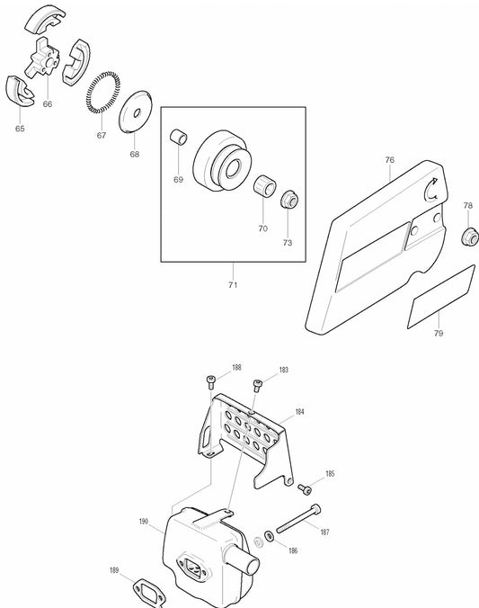 DPC9500, DPC9501 Cutter Assembly part 4 By Makita