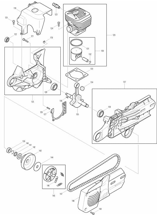DPC6200 Cutter Assembly parts 5 By Makita