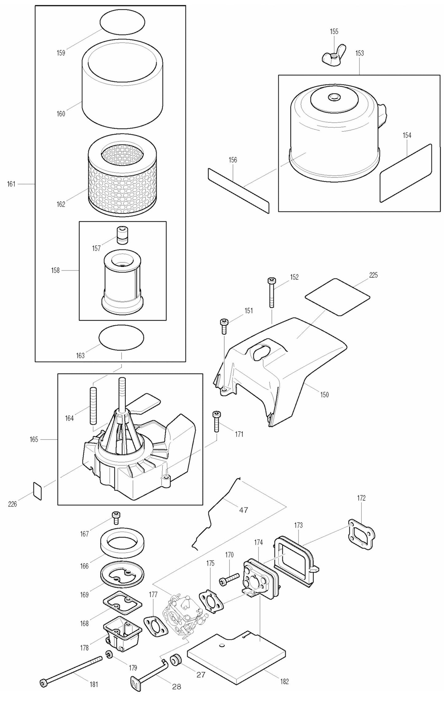 DPC9500, DPC9501 Cutter Assembly part 5 By Makita