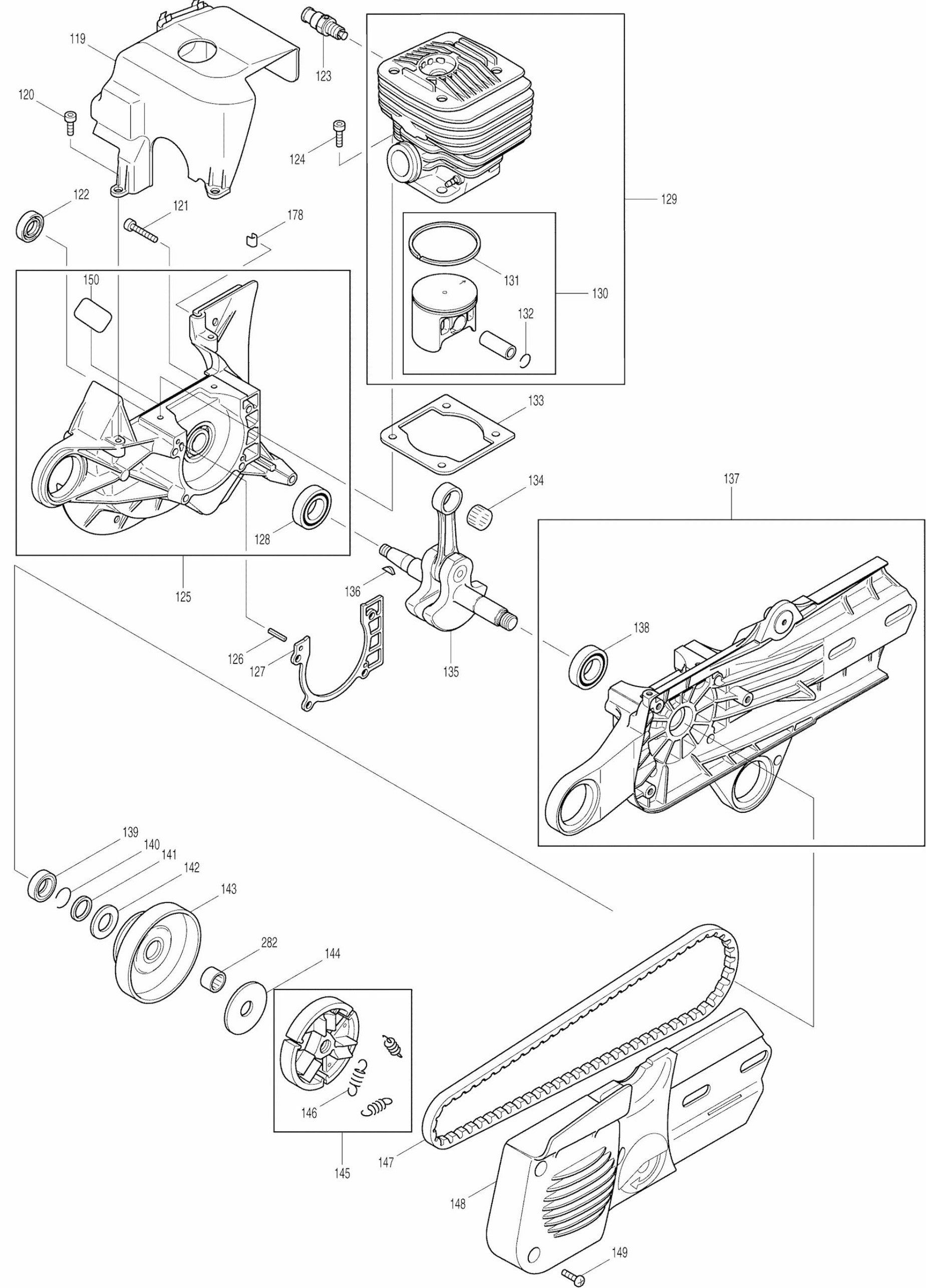 DPC6400 Cutter Assembly part 5 By Makita