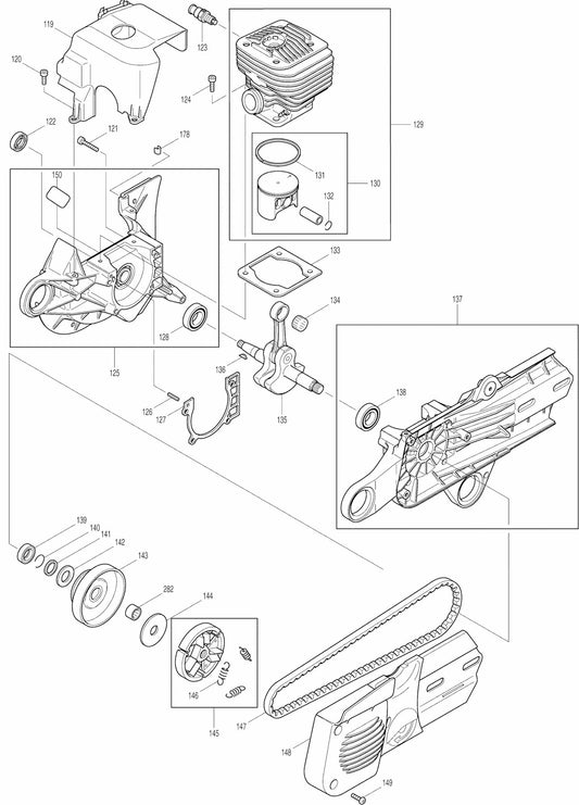 DPC6400 Cutter Assembly part 5 By Makita