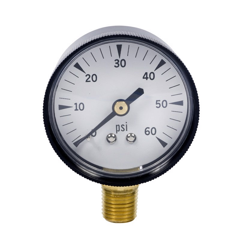 000628 0-30 psi Gauge 2" Face 0.5 psi Increments By Cherne
