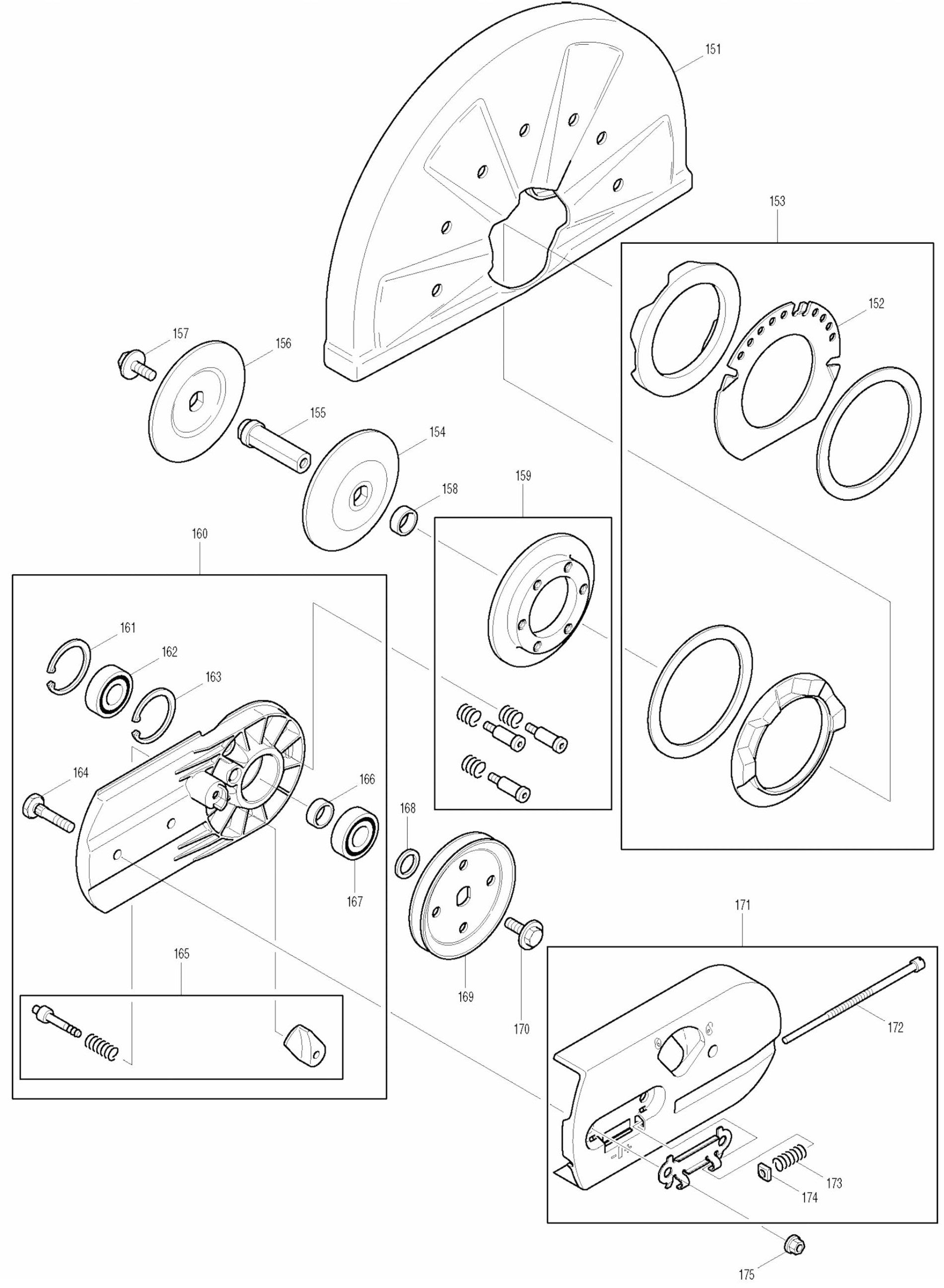 DPC6200 Cutter Assembly parts 6 By Makita
