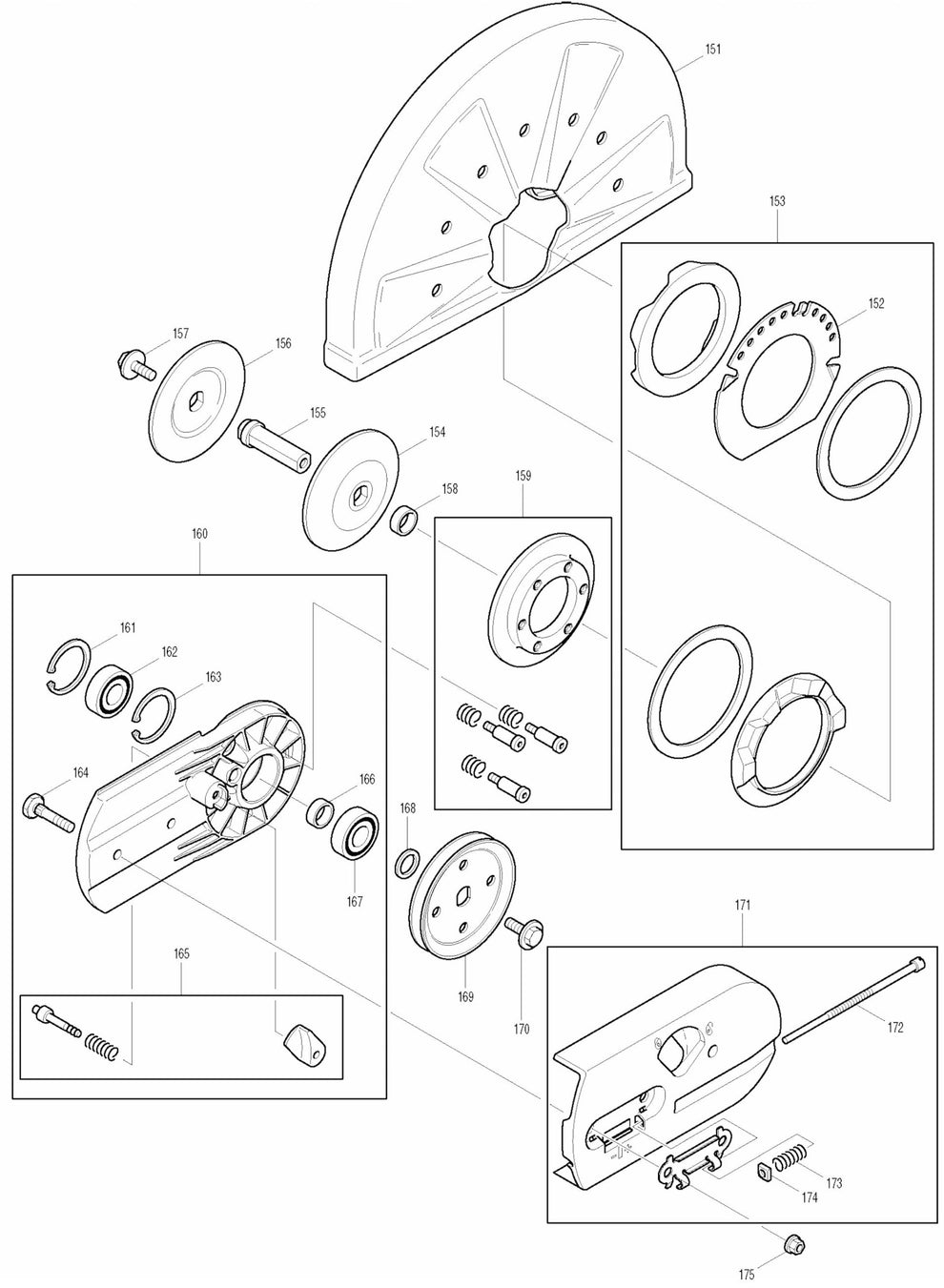 DPC6200 Cutter Assembly parts 6 By Makita
