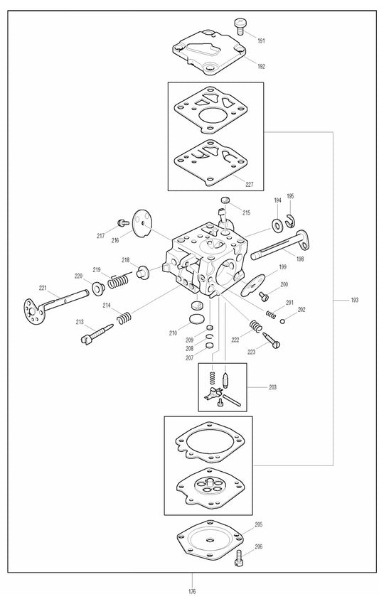 DPC7001 Cutter Assembly parts 6 By Makita