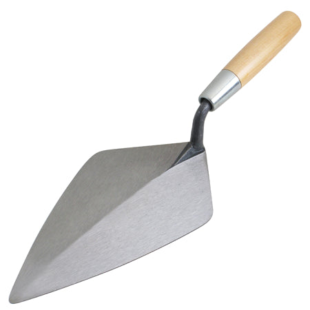 Kraft Tool BL729 11&quot; Wide London Brick Trowel with Wood Handle