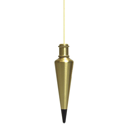 Kraft Tool SL41 16 oz. Professional Brass Engineer Plumb Bob