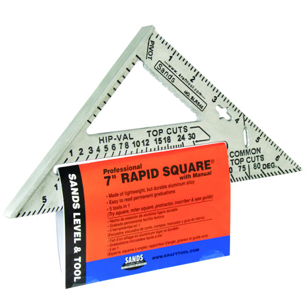 Kraft Tool SLRS45 7” Rapid Square with Manual