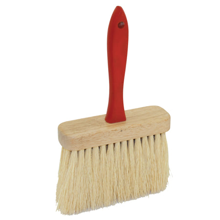 Kraft Tool BL526 6-1/2&quot; x 2&quot; Jumbo Utility Brush with Tampico Fiber Bristles and Red Wood Handle