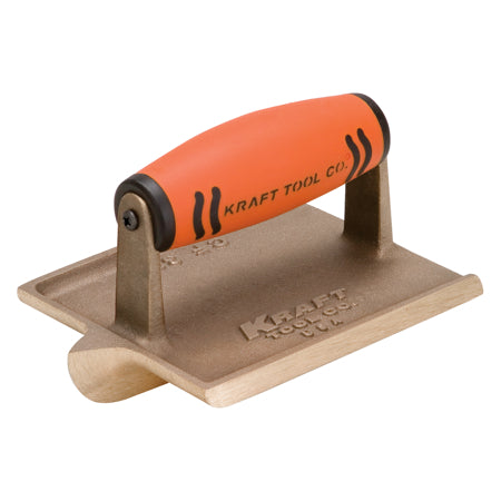 Kraft Tool CF304PF 6" x 4-1/2" 3/8"R, 3/4"D Big Bit Bronze Groover with ProForm® Handle