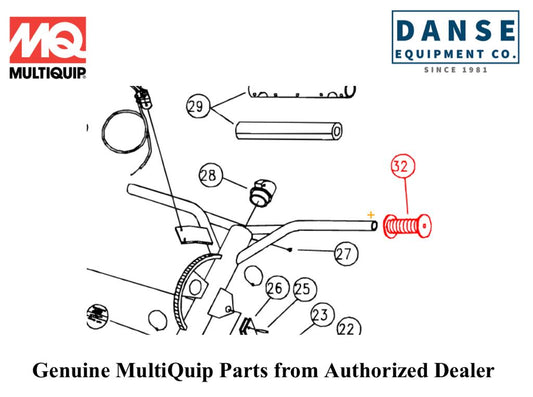 0189, 20478 Handle Grip For J-Series Whiteman Walk-Behind Power Trowels By Multiquip
