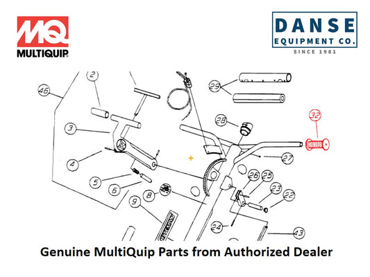 0189, 20478 Handle Grip For Epoxy-Series Whiteman Walk-Behind Power Trowels By Multiquip