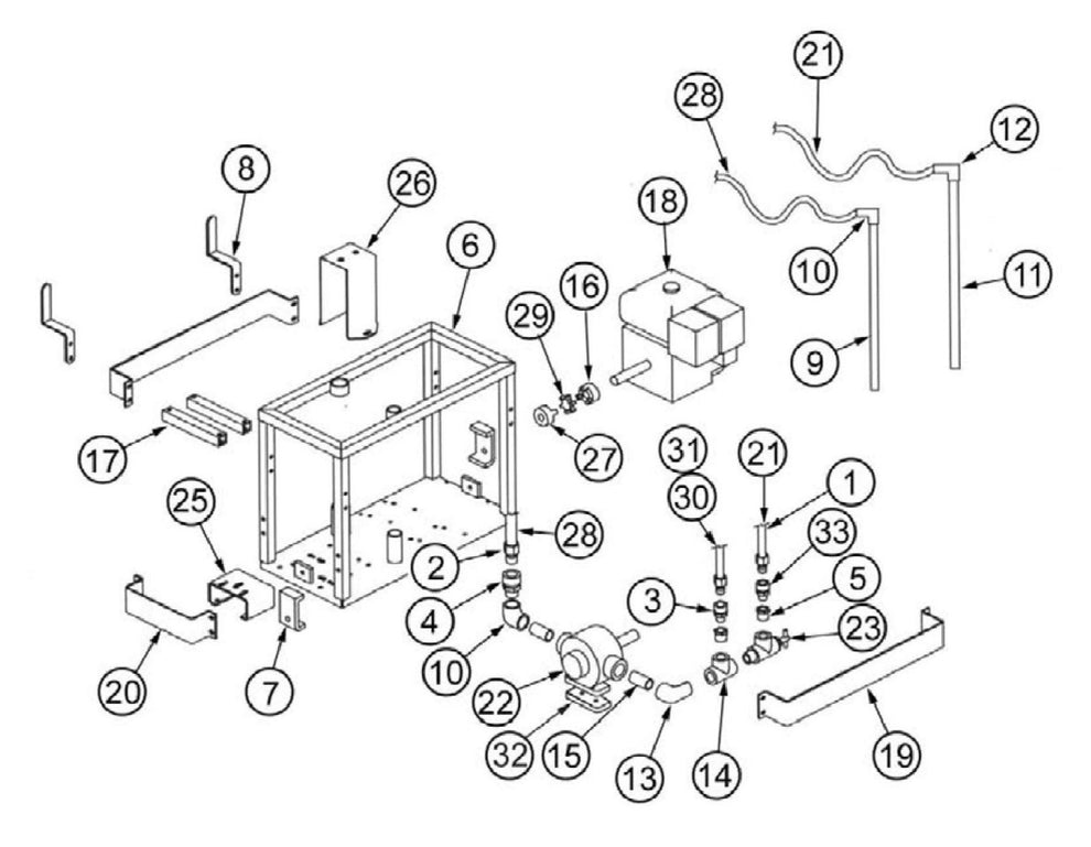 PS9910 Power Sprayers Assembly-1 Parts By Allen Engineering